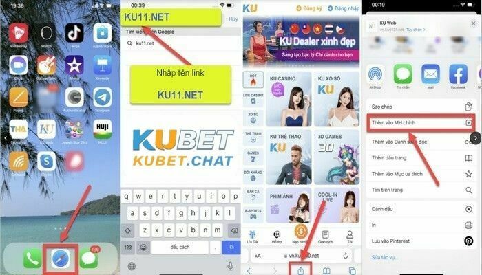 Tải app Kubet - Ku Casino cho điện thoại Android/IOS 3 Tải app kubet iOS