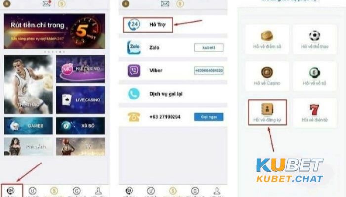 Vì sao chức năng nạp tiền Kubet bị khoá? Cách xử lý hiệu quả 3 Liên hệ chăm sóc khách hàng 24.7 Kubet để mở nạp
