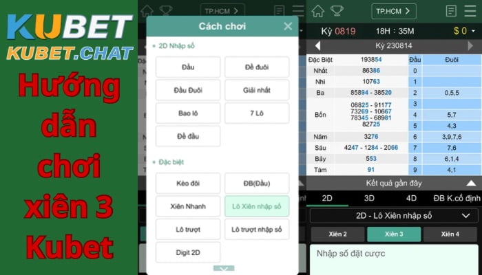 Xiên 3 Kubet ăn bao nhiêu? Đôi nét về loại kèo xiên này 4 Hướng dẫn cách chơi xiên 3 trên Kubet
