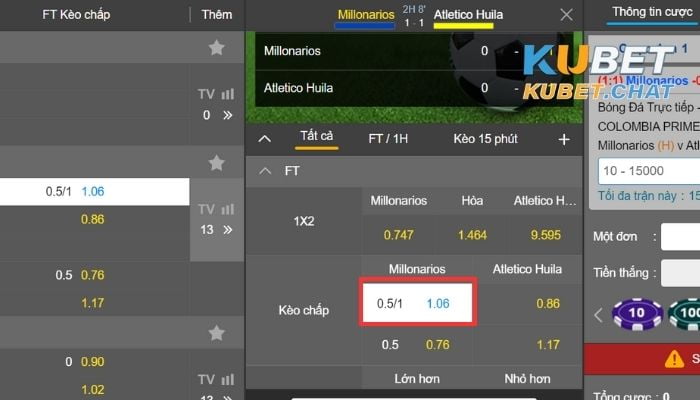 Kèo 3/4 và những chiến lược cược thông minh từ Kubet 3 Cách chọn nhanh cửa cược kèo 3/4